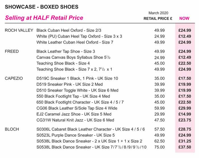 Boxed Shoes